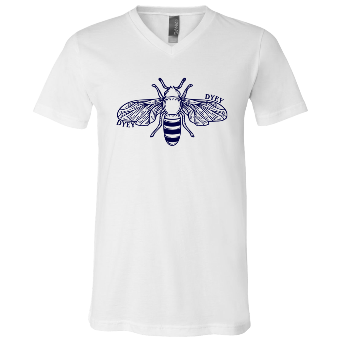 Bee United Tee - White Full Vneck