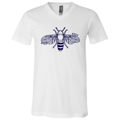 Bee United Tee - White Full Vneck