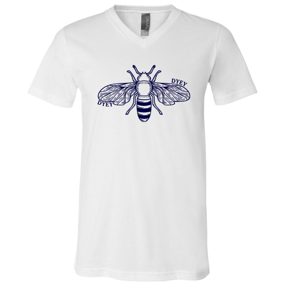 Bee United Tee - White Full Vneck