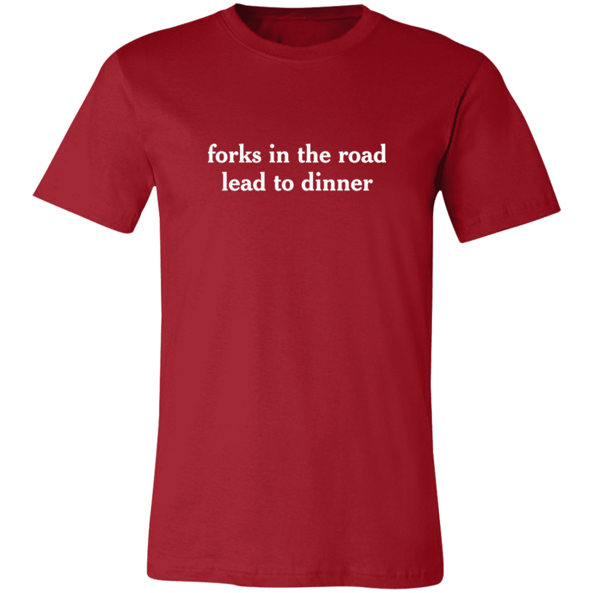 forks in the road lead to dinner tee